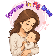 Love Mom Big Sticker Set