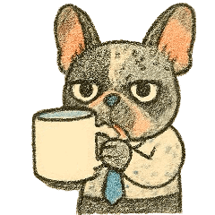 Merle Frenchie is living in a loop!