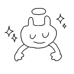 病児ママ シンプルうさちゃん