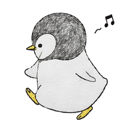ぽてぺんリアクションたっぷりゆるペンギン