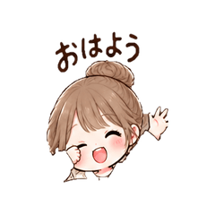 ふんわり可愛い♡毎日スタンプ