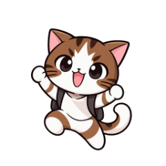 ゆるかわ猫君の日常スタンプmini