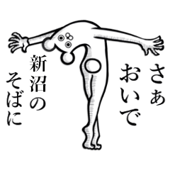 【新沼/にいぬま】の使えちゃうスタンプ