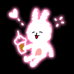 Neon Sign Rabbit