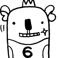 Black and White Bear 6