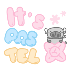 Tidlom : Pastel Words (English Ver.)