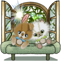 飛び出すぬいぐるみアニメ