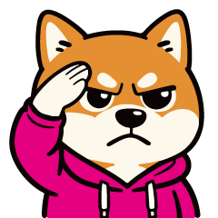 柴犬スタンプ｜かわいい日常会話16個セット