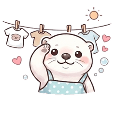 カワウソのうっそー：忙しい育児と家事