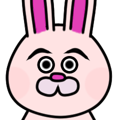 動く！幸せの”うさお”スタンプ