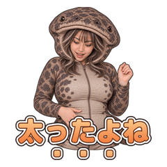 【創作女子】オオサンショウウオな彼女