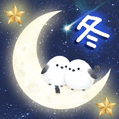 シマエナガと冬