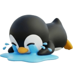 まるっこいペンギンのスタンプ 2