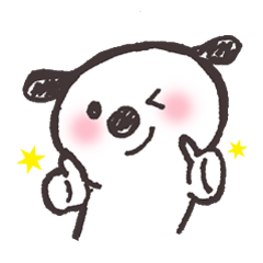 「まろぴ」スタンプ