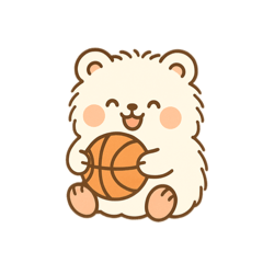 白いハムスターおもち スポーツ編