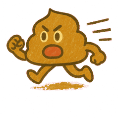 雑だけど感情は本気なクレヨンうんち