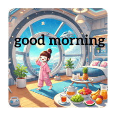 #morning greetings with robo-chan