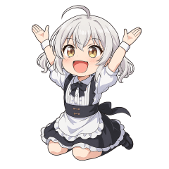 Cute crossdressing stickers without text