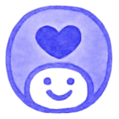 紺色・数字とローマ字♪プリチーはんこ