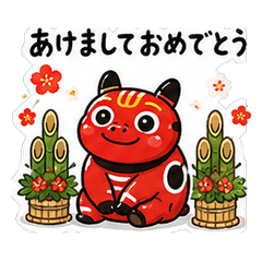 あかべこスタンプ第3弾 季節行事&関西弁編