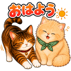 Nijimaru and Kanyamaru Daily Cats