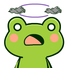 Green Frog 4 : Animated Stickers