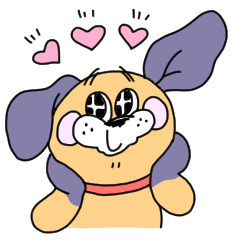 my lovely doggy sticker