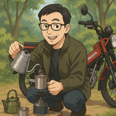 癒し系おじさん・カフェ山さんスタンプ