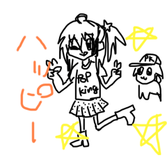 アラサー少女のスタンプ