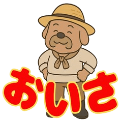 房州　おじさん犬