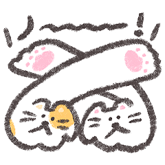 もくもくちゃんのねこちゃんスタンプ2