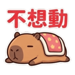 Lovely and Cute capybara