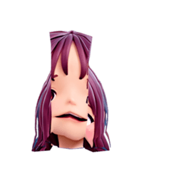 女の子 エフェクト スタンプ 356