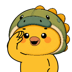 Dino Duck 4 : Animated Stickers