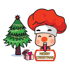 Cheerful Christmas Chef