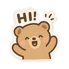 Animal stickercute