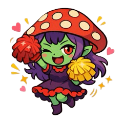 きのこ妖怪ムスカリン＋α（セリフ付き）