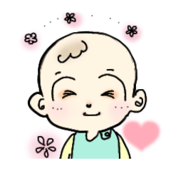 いつもの赤ちゃん癒しスタンプ