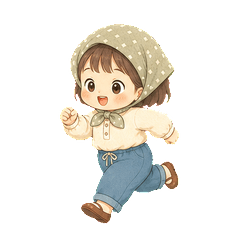 Sage Scarf Girl Mood