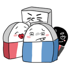 Eraser and his friends