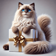 イケメン猫ラグドールのひとこと