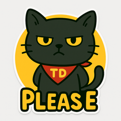 いたずら好きな黒猫・タンデュアン