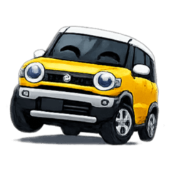 毎日使える！ゆるかわ軽SUVスタンプ3