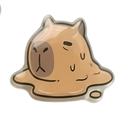 毎日使える！ぷくぷくカピバラスタンプ