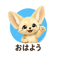 耳廓狐 毎日スタンプ