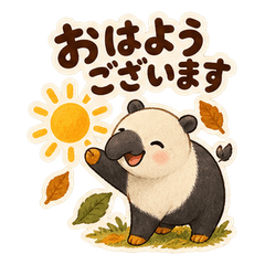 ころりマレーバク 秋のやさしい返事40