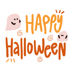 Hey Boo! Cute Halloween Ghost