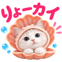 毎日使える！実写猫のダジャレ★猫 ねこ