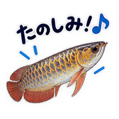 熱帯魚の便利なスタンプ