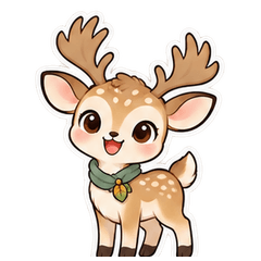Fallow Deer A Hug for You